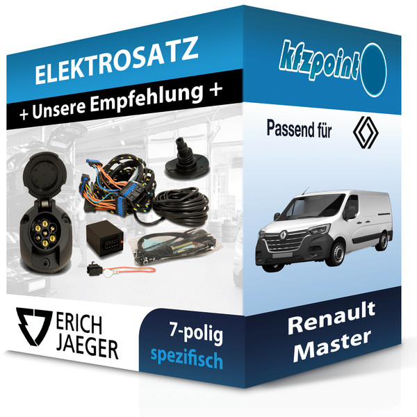 für Renault Master 02.2010-Jetzt Jaeger E-Satz 7Polig Fahrzeugspezifisch FP NEU-image