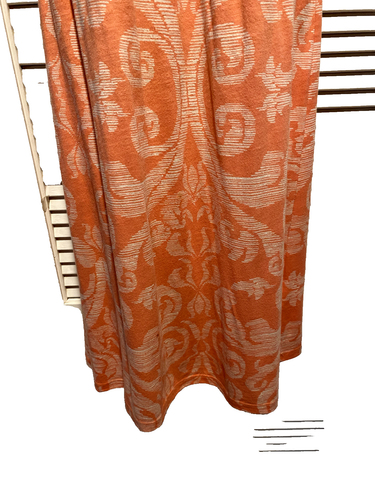 Women's ‘Sonoma Life+Style’ Boho Dress. Gathered Waist, Orange Size Large - Picture 5 of 7