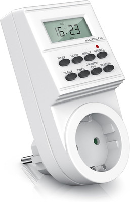 Digitale Zeitschaltuhr - Weekly Digital Timer - Minutengenau - Lcd-Display - 368