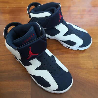 NIKE jordan 6 retro little flex ps white midnight navy CT4416-130 Size 12C | eBay