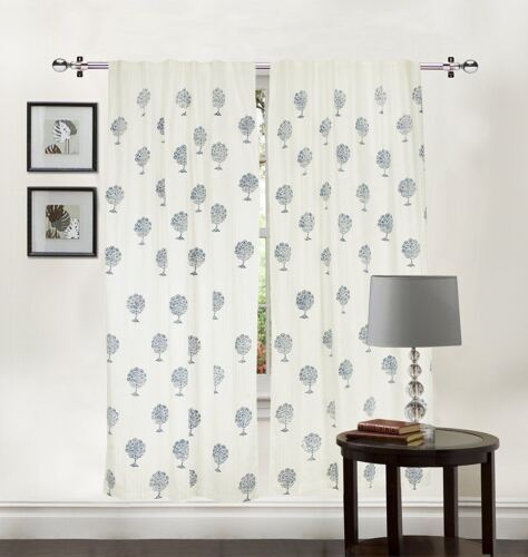 Rideau A Oeillets Gaze De Coton 135x240 cm Angeliase Gris - Voilage