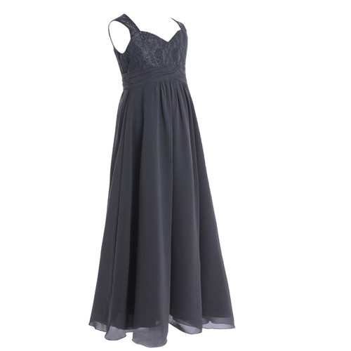 Flower Girls Dress Bridesmaid Birthday Party Prom Wedding Chiffon Formal Gown - Picture 50 of 75