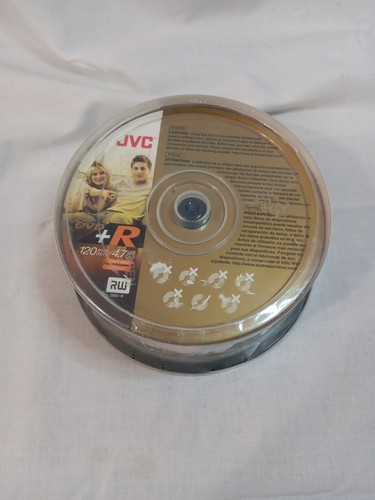 Jvc DVD+R 16x 120 Min 4.7 Gb Video/Data 30 disc New Sealed - Picture 2 of 8