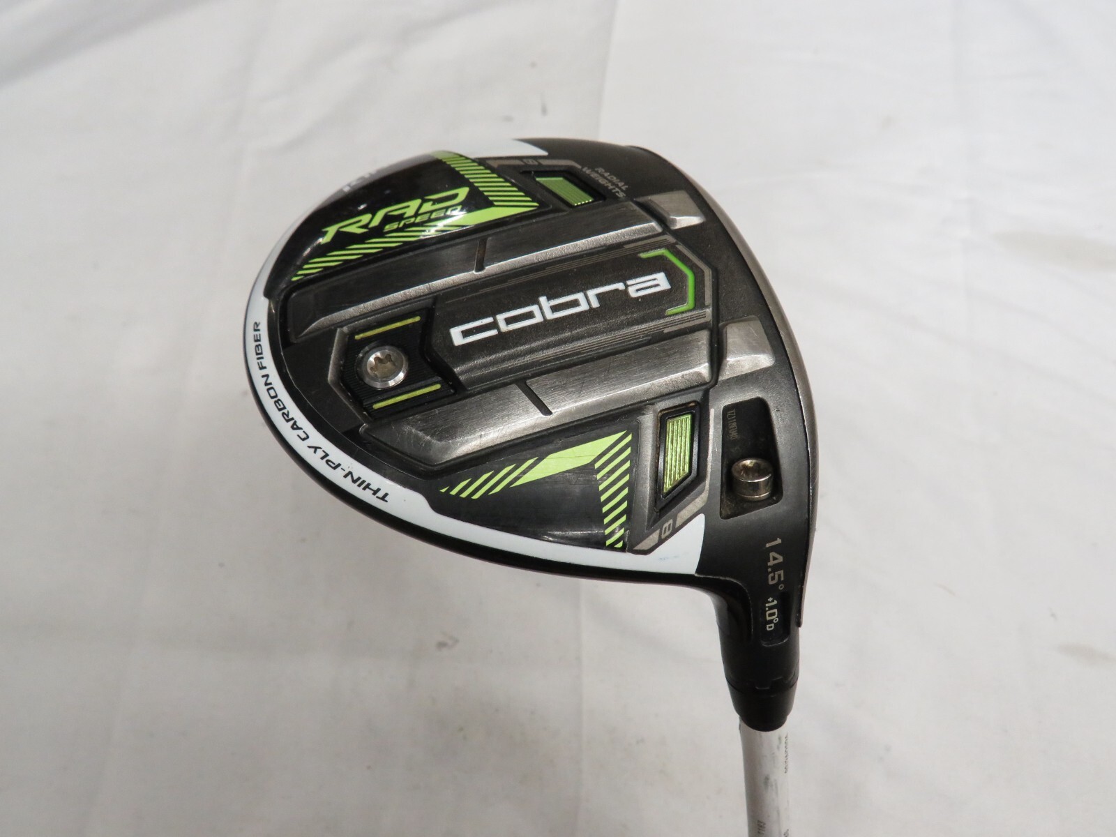 Excellent! Left Handed Cobra RADspeed 14.5* Fairway 3 Wood Excellent! Left Handed Cobra RADspeed 14.5* Fairway 3 Wood