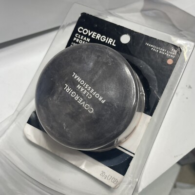 CoverGirl 110 Translucent Light Clean Professional Loose Powder Container Cloudy