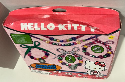 Hello Kitty Shoelace Bracelets Beads Charms Create Your Own Sanrio 2014 READ - Picture 3 of 6