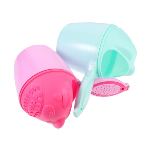 2pcs Baby Waterfall Toys Baby Bath Cup Baby Shampoo Rinsers Baby Bath Rinse Cups