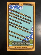 Marvel Heroclix X of Swords SLOP Month 3 Eight Of Wands Tarot Card