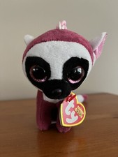 💕Ty Beanie Boo LeeAnn the Lemur 3 inch Key Clip MWMT💕