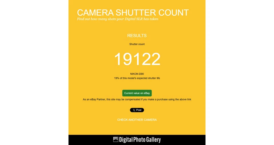 US duty paid Near Mint Boxed 19122 shots Nikon D90 12.3MP SLR camera body Japan - Image 2 of 4