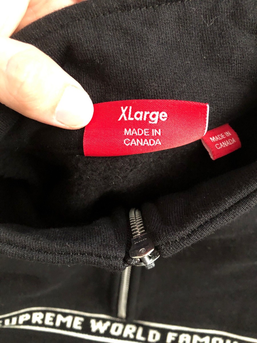 Supreme World Famous Half Zip Black Size L FW16 | eBay Supreme World Famous Half Zip Black Size L FW16 | eBay
