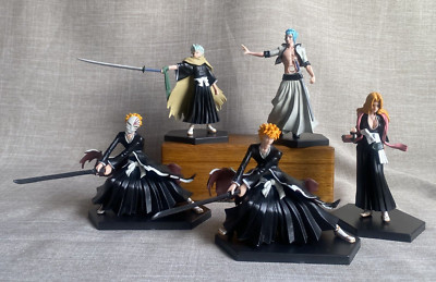Bandai Bleach Figuren IchigoKurosaki Grimmjow Hitsugaya Rangiku KurosakB Set 5