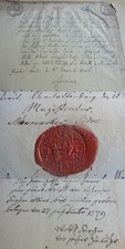 Documents BERLIN CHARLOTTENBURG 1796 & LIETZOW 1779 about the court hunter HAHN