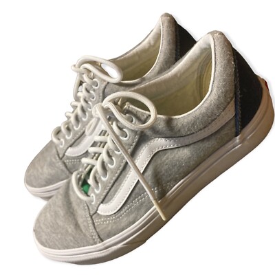 Vans Chima 2 Oatmeal Sz  M 7 W 8.5 Old Skool  Coastal Gray Green Tongue Unisex