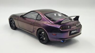 【新品】WhelArt 1:18 Toyota Supra A80 Purple 1/18 WHELART Toyota Supra A80 (Midnight Purple) Diecast Car