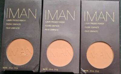 Iman Luxury Pressed Powder 10g/0.35oz - Paraben Free
