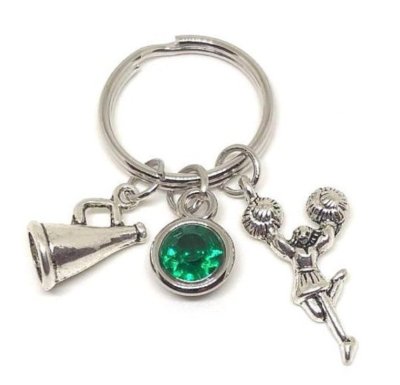 Cheerleading Keychain, Cheerleader Jewerly, Cheerleading Gift, Cheer Coach Mom