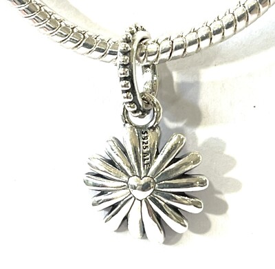 Flower Bouquet Pandora Daisy Dangle Charm PANDORA Charm Sterling