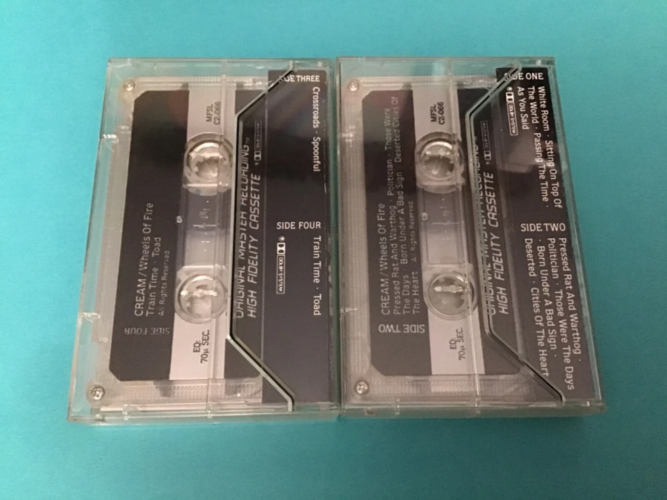 MFSL CREAM Mobile Fidelity Cassette WHEELS OF FIRE Original Master Recording - Image 3 of 4
