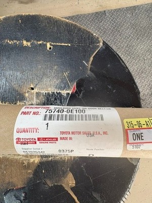 Part# 75740-OE100 Belt Molding 2020-2025 Toyota Highlander Rear Left