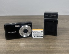 FUJIFILM FinePix J10 8.2MP Digital Compact Camera - Black W/battery Charger