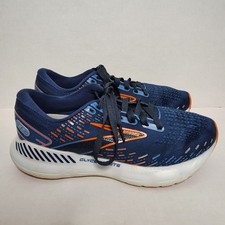 Brooks Mens Glycerin GTS 20 1103831D444 Blue Running Shoes Sneakers Size 8.5 M