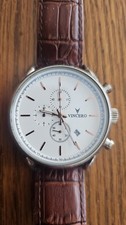 VINCERO Chrono Mens Wristwatch Leather Strap