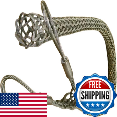 Zhouqitool Wire Cable Mesh Pulling Grip Double Head Cable Pulls Suitable For