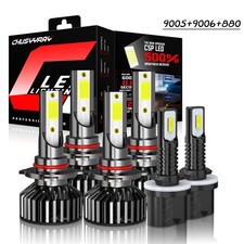 9005 9006 880 LED Headlight Bulb Hi/Lo Fog Beam For Chevrolet Corvette 1997-2004