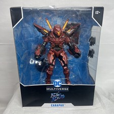 McFarlane DC Multiverse Blue Beetle Movie Carapax Mega Action Figure Damaged Box
