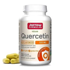 Jarrow Formulas Quercetin Supplements - 500 mg, Antioxidant Support for and with