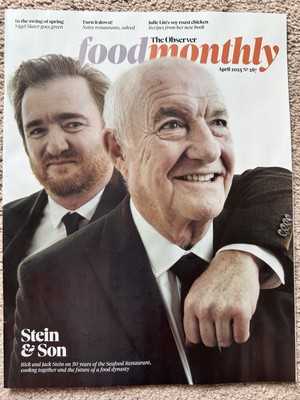 The Observer Food Monthly Magazine April 2025 4/25 Rick Stein & Son