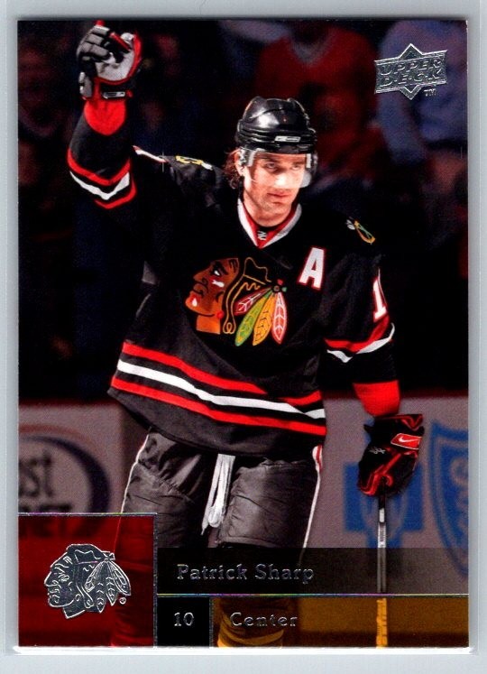 2009-10 Upper Deck Series 1 #109 Patrick Sharp Chicago Blackhawks