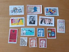 BR  Deutschland  Briefmarken aufgeklebt und  gestempelt 