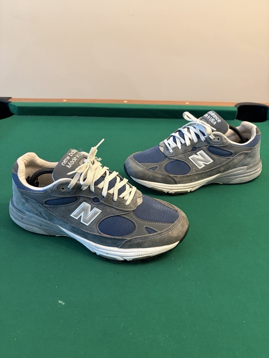 New Balance 993 Men Size 10 4E Blue Indigo Suede USA Made Running