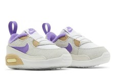 Nike Air Max 90 LTR White Action Grape Phantom Size 4C CL0424-113 Soft Shoe Crib