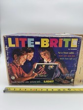 Vintage 1967 Hasbro Lite-Brite With Box & Patterns Tested Works