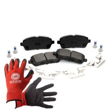 Bremsbeläge+Handschuhe vorne für FORD FIESTA, FIESTA VI (CB1, CCN), KA+ III
