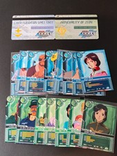 Gundam 0083 Card Builder Arcade Lot 16 Character 2 IC Cards Zeon EFSF fym34-21