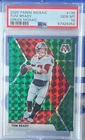 Tom Brady 2020 Panini Mosaic  #135 Green Mosaic Prizm PSA 10 Buccaneers