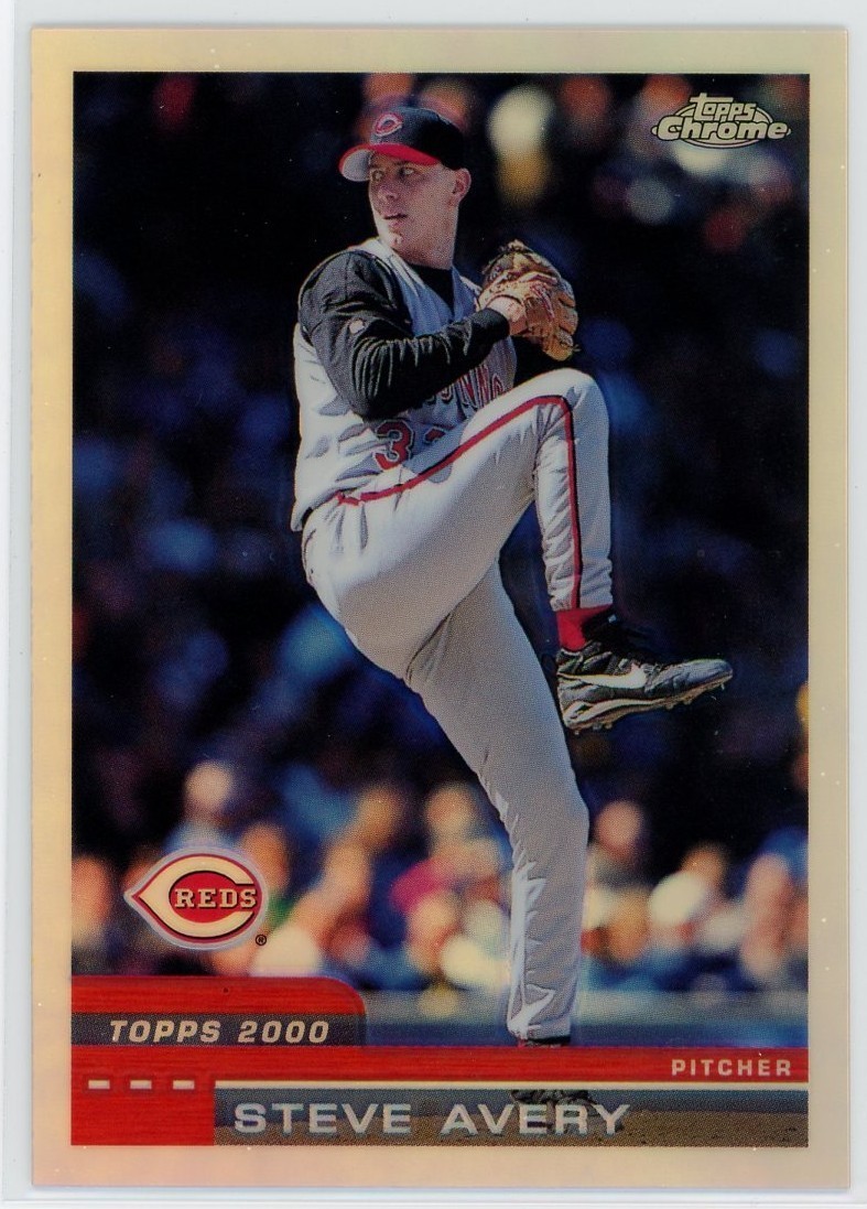2000 Topps Chrome Steve Avery Refractor #11 Cincinnati Reds