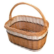 Handarbeit Weidenkorb | Naturweide | Einkaufskorb Flaschenkorb |