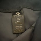 Active Life Women's Ankle Leggings XXL Marble Black Tie Dye Polyester Spandex — photo 3