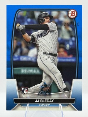 2023 Bowman JJ Bleday Blue Rookie #/150 #33 Miami Marlins SN,RC