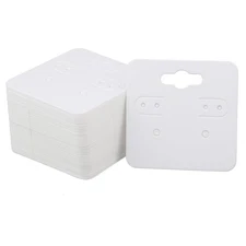 100 Pcs 2 Inch Earring Display Holder Cards for Selling Packaging DIY Crafts