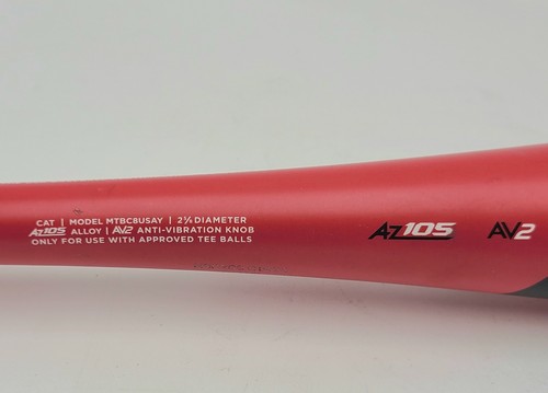 Batte De Baseball Marucci CAT USA Pour Jeune (-11) 26/15, 2 5/8 Pouces - Débutant, Couleur Rouge