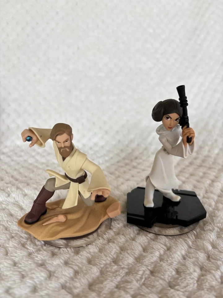 Lote de 8 bonecos Disney Marvel Infinity Star Wars 3.0 2.0 - Imagem 3 de 4