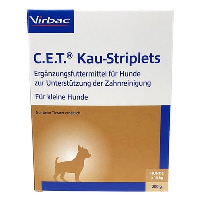 Virbac C.E.T. Kau-Striplets 2x200 g | kleine Hunde | Zahnreinigung | Zahnfleisch