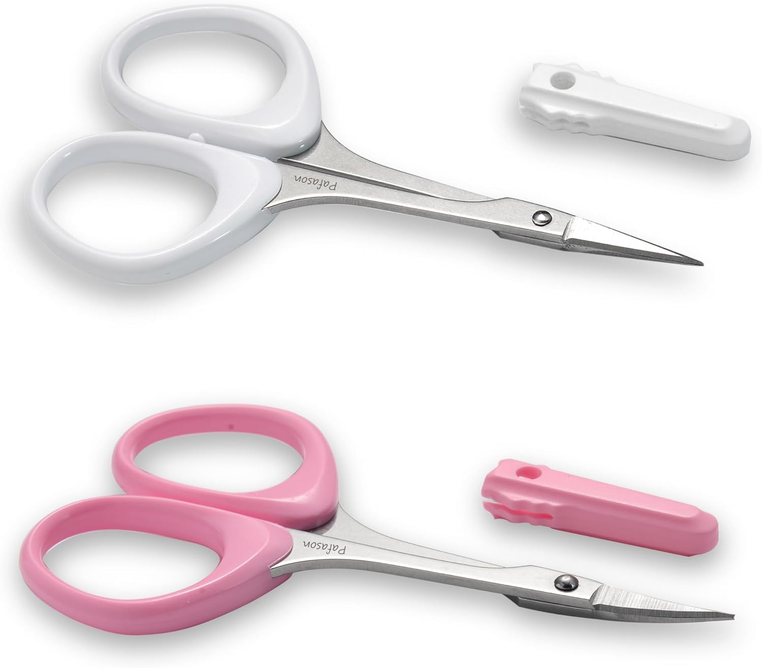 Set de à sourcils en acier pour retouches maquillage rapides avec ciseaux à cils de voyage