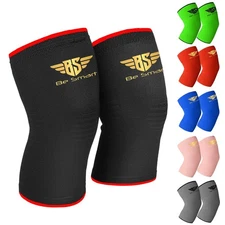 2x Knee Support Compression Sleeve Brace Patella Arthritis Pain Relief Gym